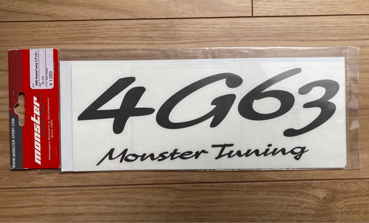 CP9A 4G63 ランエボ　エボ6 ステッカー　バイナル　モンスタースポーツ 純正品　ショップステッカー　3枚セット