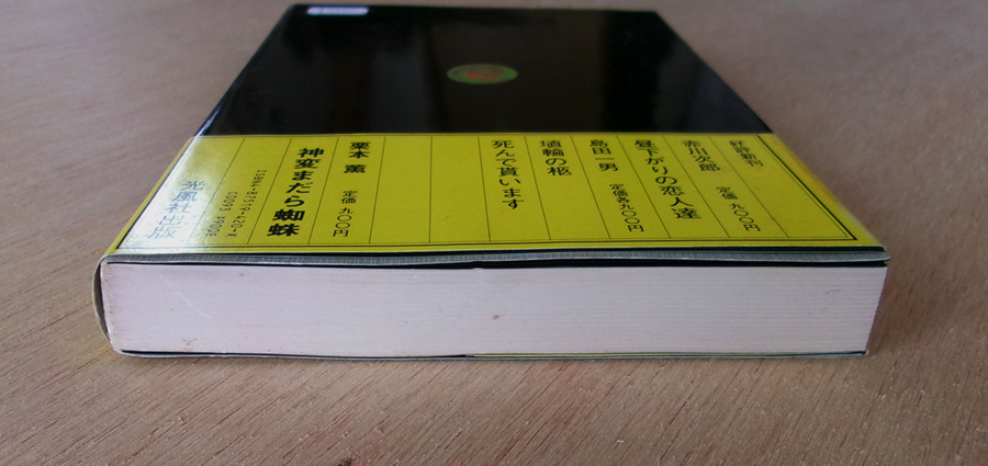 □ 新伝奇長編［神変まだら蜘蛛］著者：栗本薫 ／ 1982年発行　光風社出版_画像5