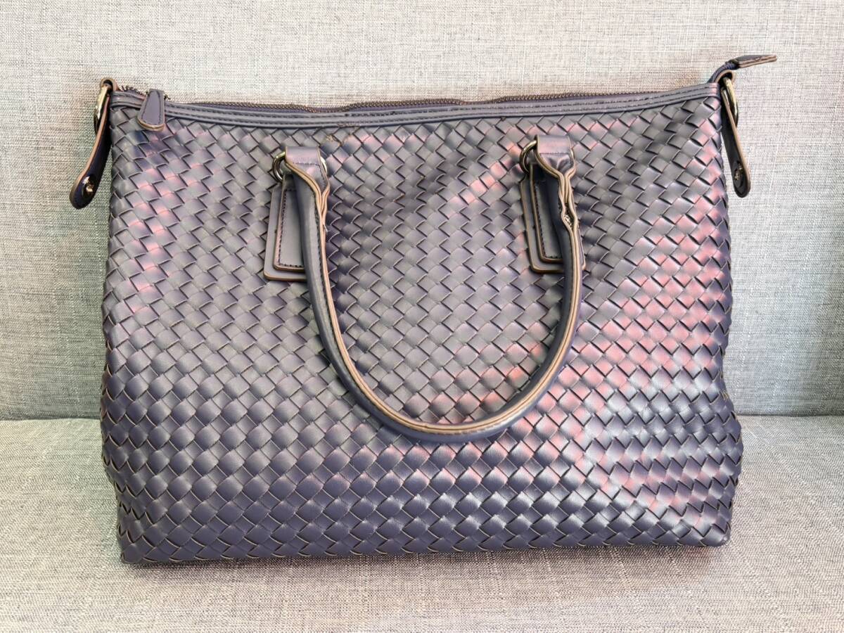 [BAG] ручная сумочка сумка на плечо синий голубой темно-синий карман несколько большее количество портфель мужчина женщина мужской женский текущее состояние товар 