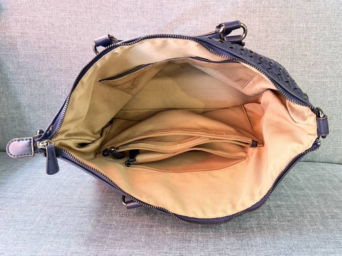 [BAG] ручная сумочка сумка на плечо синий голубой темно-синий карман несколько большее количество портфель мужчина женщина мужской женский текущее состояние товар 
