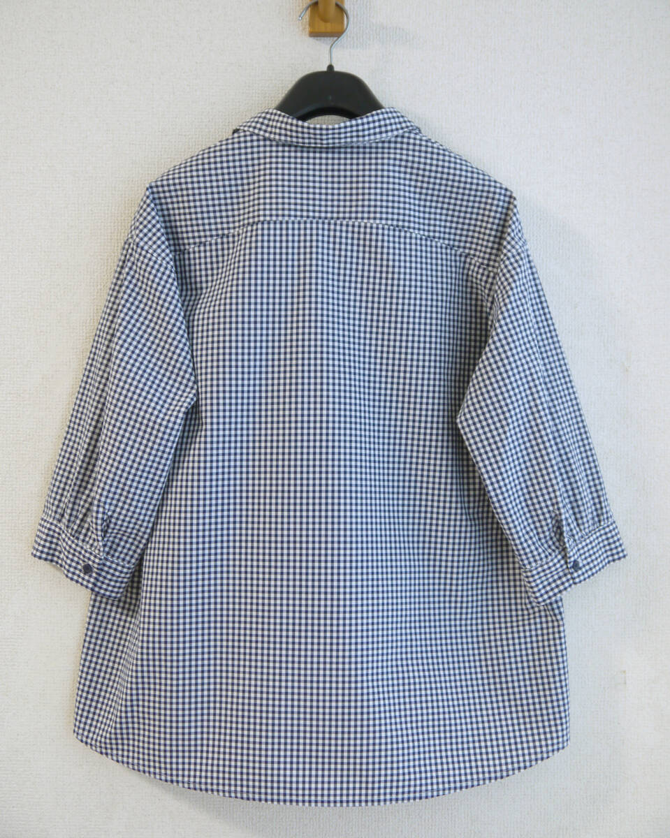 ★ルティロワ　LE TiROiR de DRESSTERIOR　ギンガムチェックプルオーバーシャツ?ドレステリア