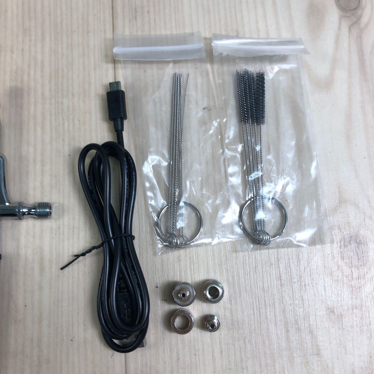 G-73 AM-250530-40 エアブラシ エアーブラシ エアブラシコンプレッサー 涂裝 USB 絵畫 ブラック DIY 充電式