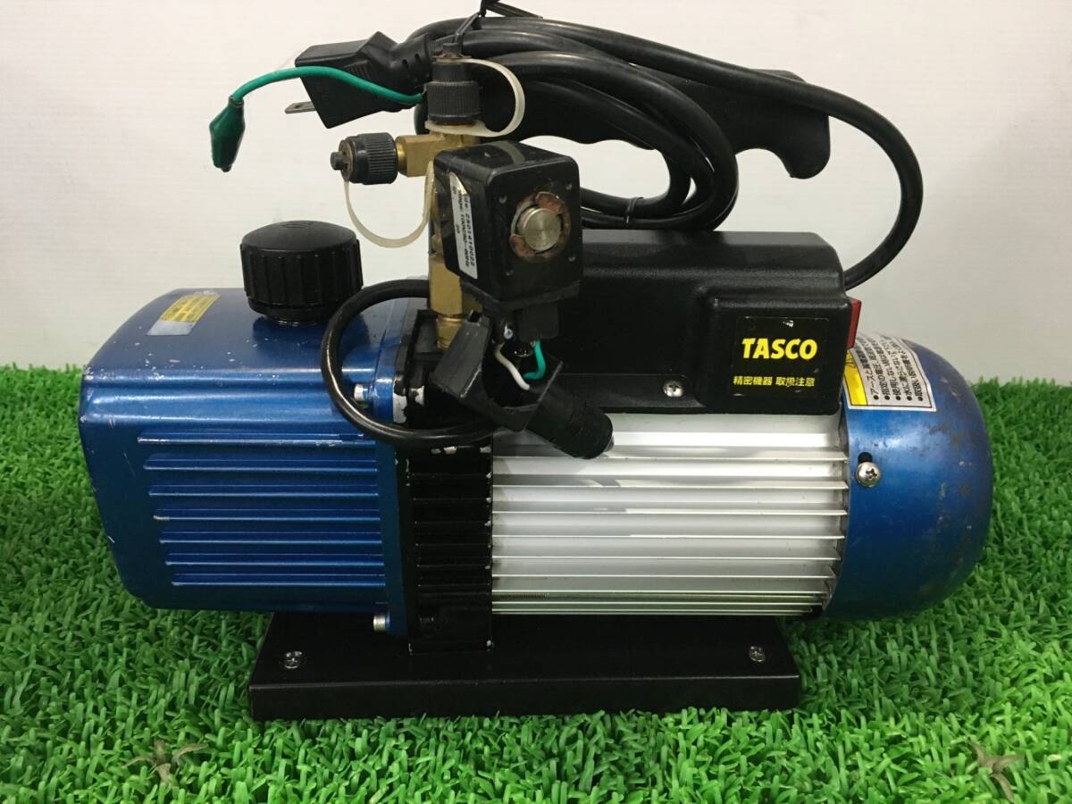 【中古品】【0907】イチネンTASCO TA150XA 高性能ツーステージ真空ポンプ　IT409F6F46PO