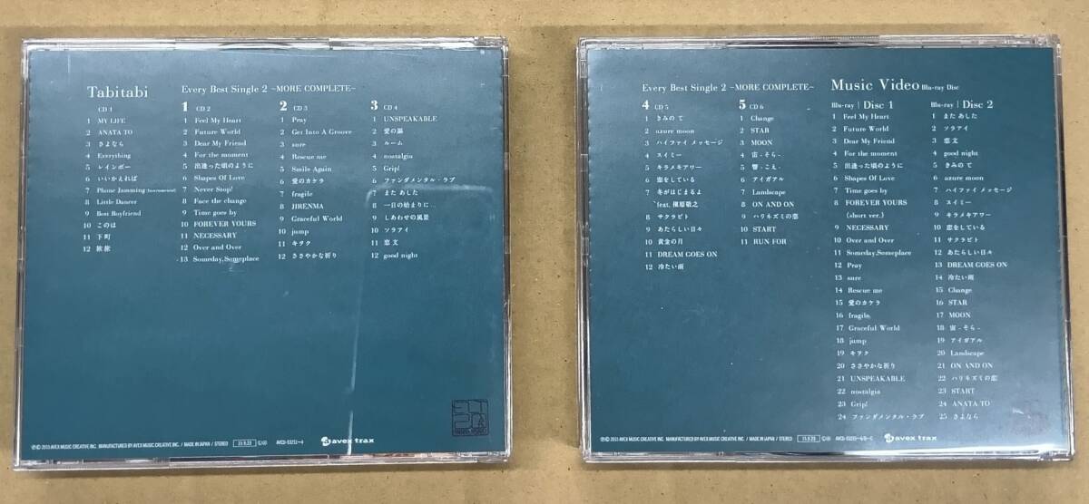 gh-525 Every Little Thing - Tabitabi + Every Best Single 2 MORE COMPLETE 6CD + 2BD BOX лучший BEST AVCD-93211B