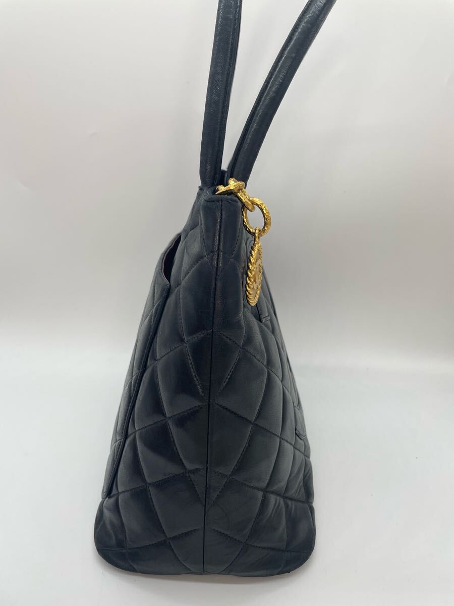 【良品】 CHANEL シャネル マトラッセ　ココマーク 復(fù)刻トート　ラムスキン　 トートバッグ