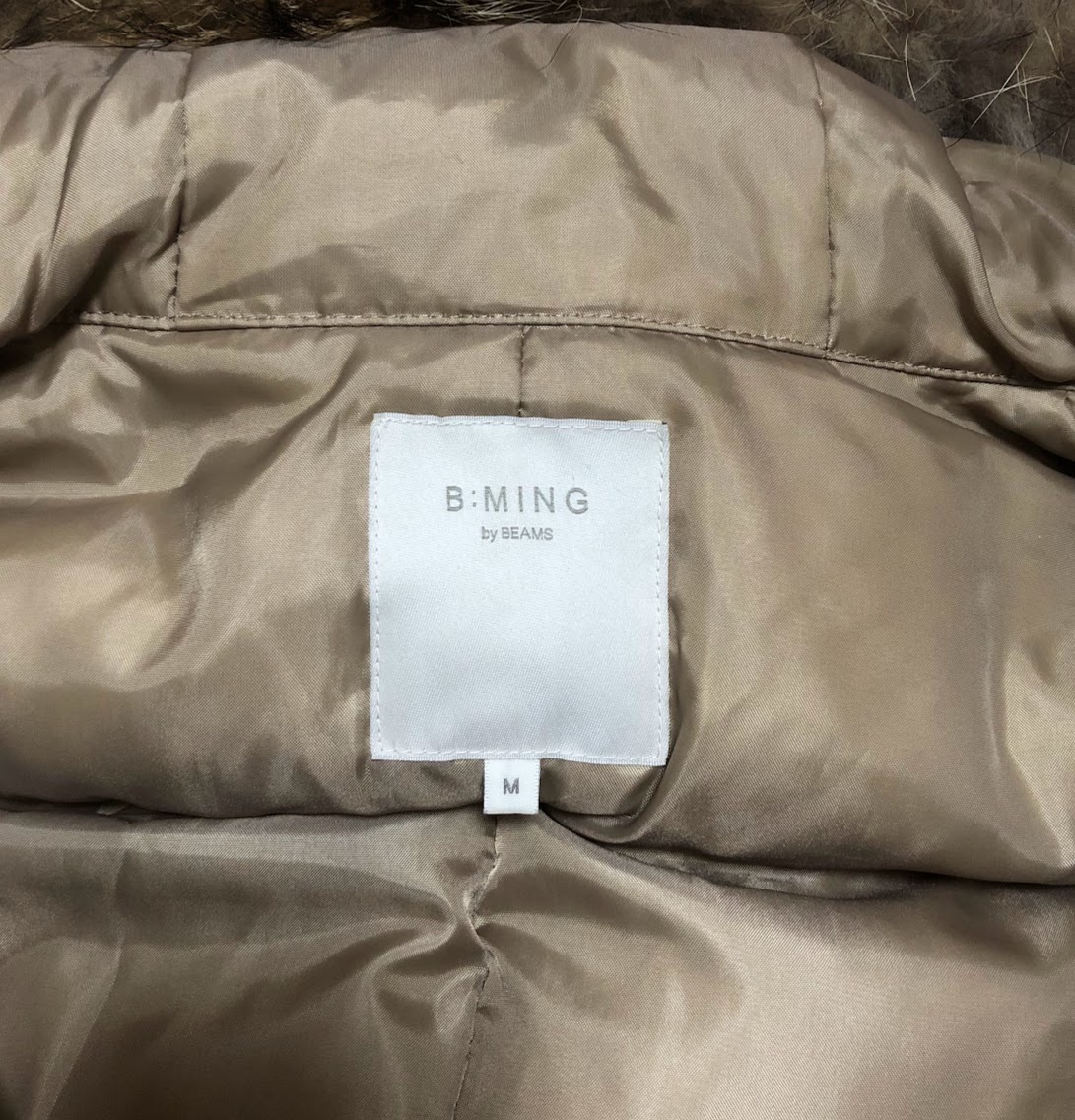 B:MING by BEAMS ビーミング ビームス ダウンコート ダウンジャケット Mサイズ_画像3