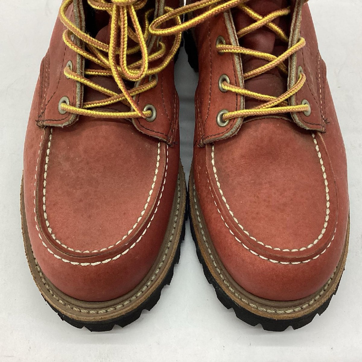■REDWING レッドウィング レースアップ エンジニアブーツ サイズ8 テラコッタカラー 保管による汚れあり 中古美品 1.7kg