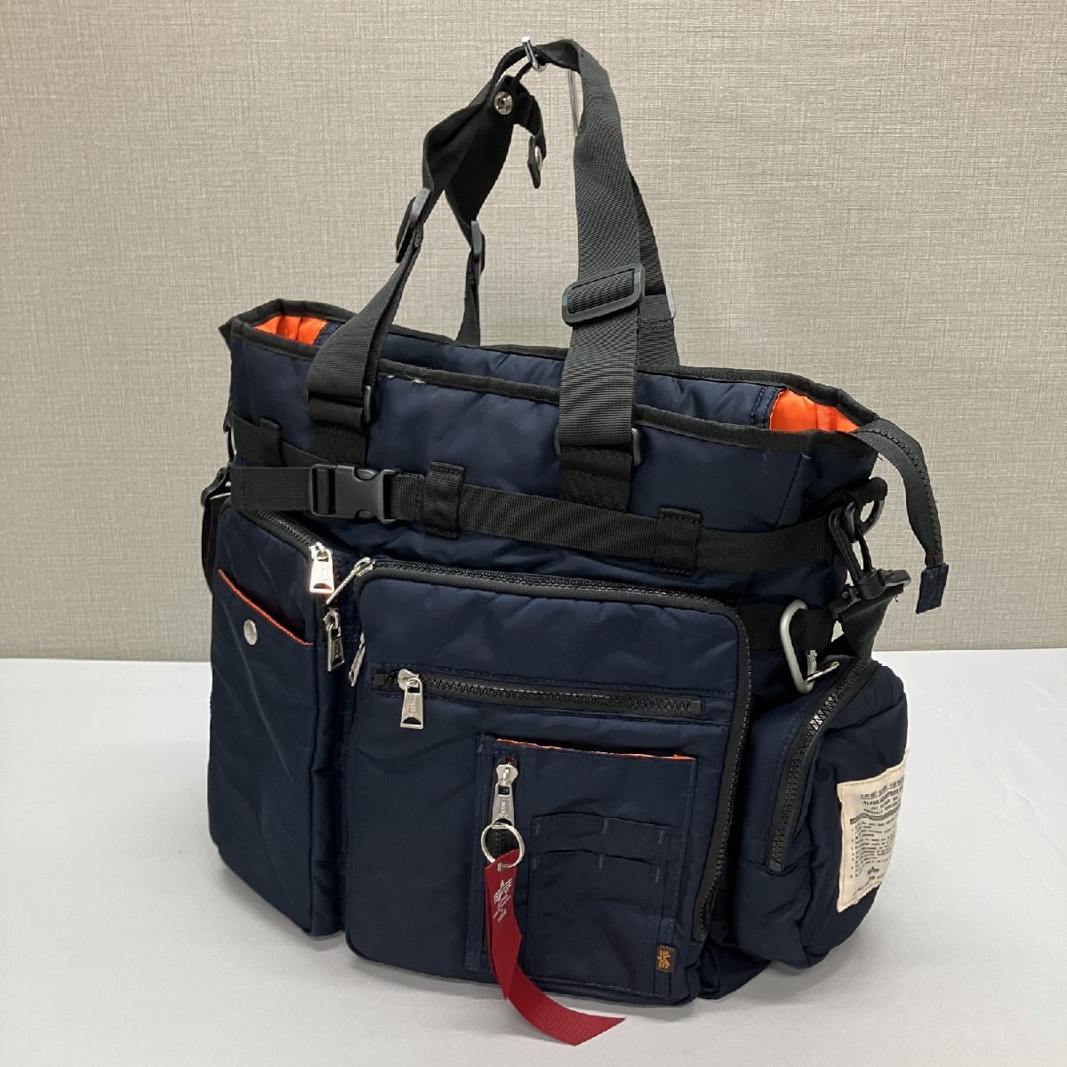 △ ALPHA INDUSTRIES アルファ・インダストリーズ トートバッグ