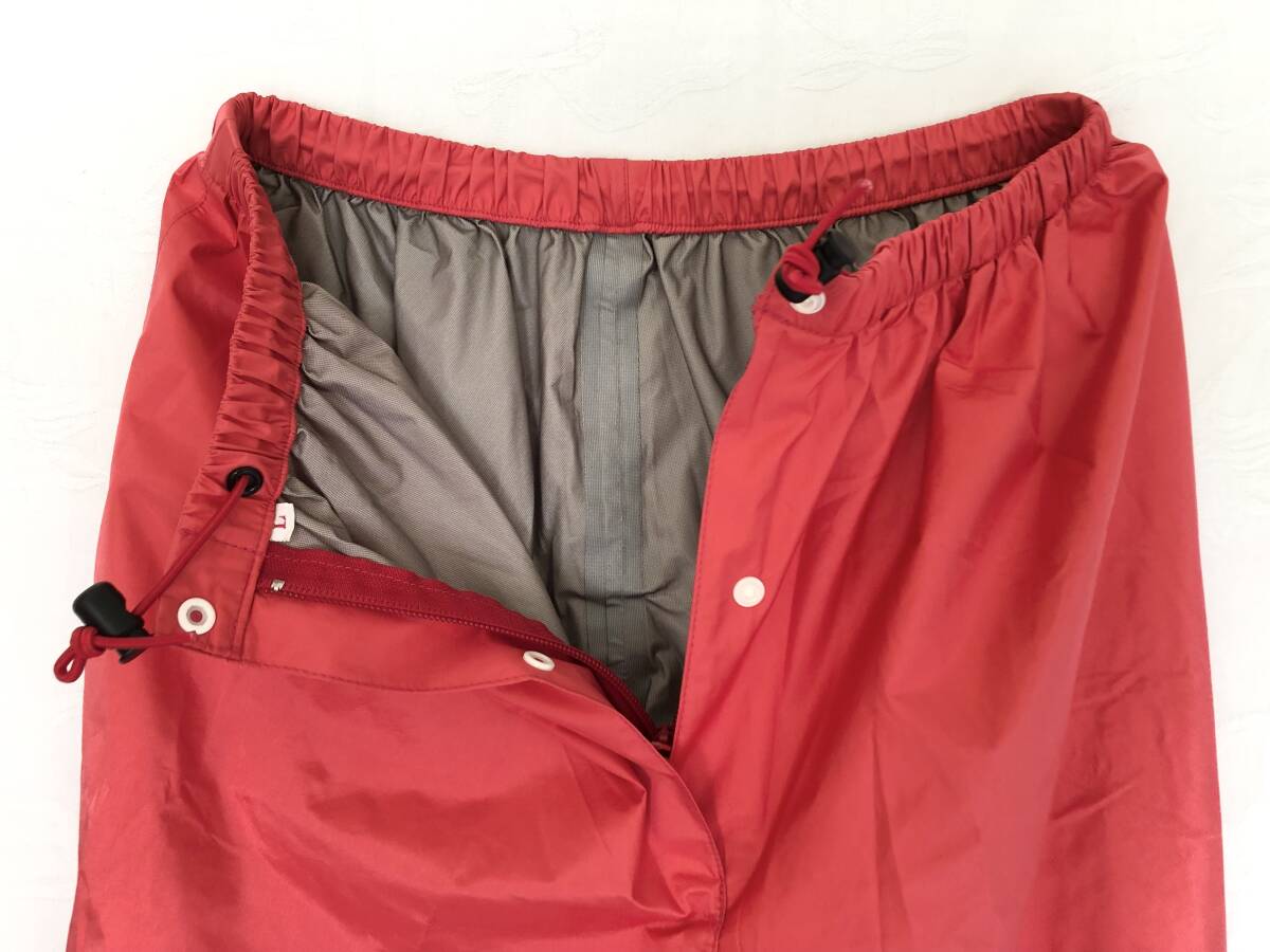 PAINE パイネ 石井スポーツ ゴアテックス GORE-TEX 登山 レインウェア 雨具 上下セット 日本製 レディース Lピンク系_画像8