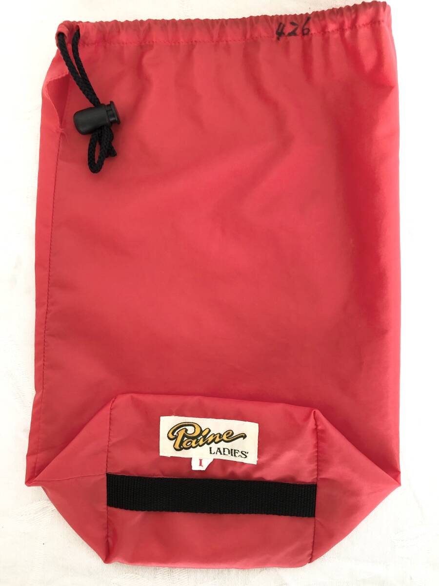 PAINE パイネ 石井スポーツ ゴアテックス GORE-TEX 登山 レインウェア 雨具 上下セット 日本製 レディース Lピンク系_画像10