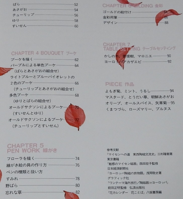 ポーセリンペインティング　ヨーロピアン磁器上絵付け　石井逸郎　1997年4月初版