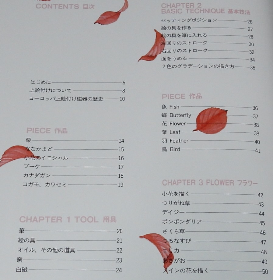ポーセリンペインティング　ヨーロピアン磁器上絵付け　石井逸郎　1997年4月初版