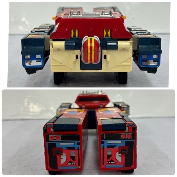 N207-O35-3530 當時物 BANDAI バンダイ 光戦隊マスクマン DXギャラクシーロボ 戦隊ロボ 1987年 東映 テレビ朝日 レトロ 箱付き OA