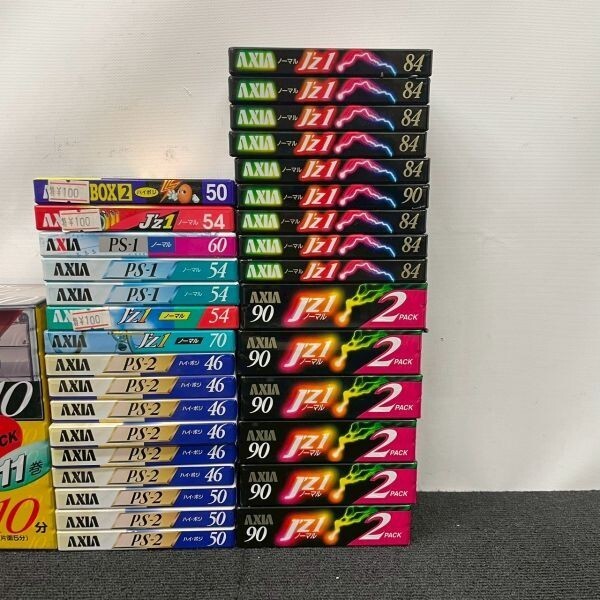 N603-K44-8025【未開(kāi)封】カセットテープ 大量 48巻まとめ/TDK AXIA AE10 PS-1 PS1 PS2 JZ1/ノーマルポジション ハイポジション OA