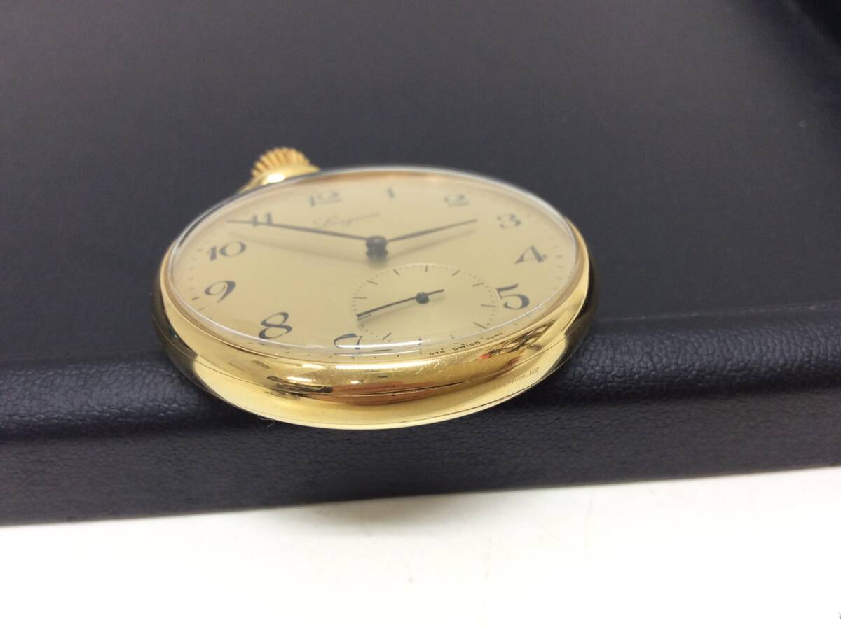 #2668 LONGINES Longines small second карманные часы механический завод Gold цвет античный работа * фотография . подтвердите пожалуйста 