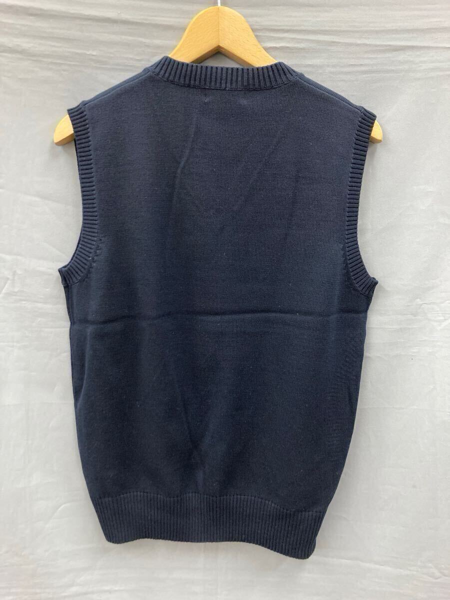 31-24 Catch 制服 ノースリーブ セーター ベスト 170 サイズ ネイビー スクール ユニフォーム ニット 學(xué)生服 紺