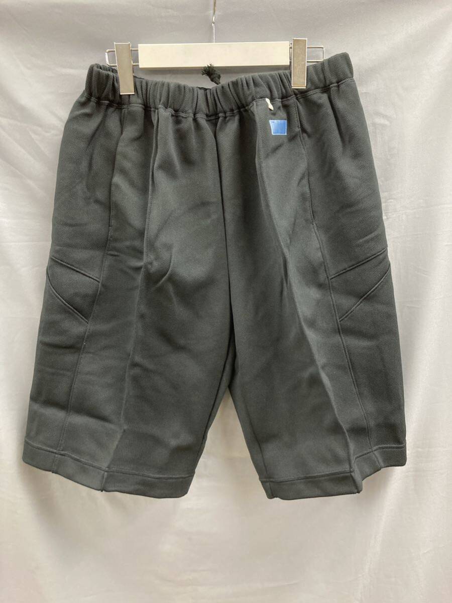 21-23 メーカー不明 體操服 短パン 5Lサイズ ブラック スポーツ ウェア 短パン ハーフ パンツ ジャージ 體操著 コスプレ 昭和 レトロ 黒
