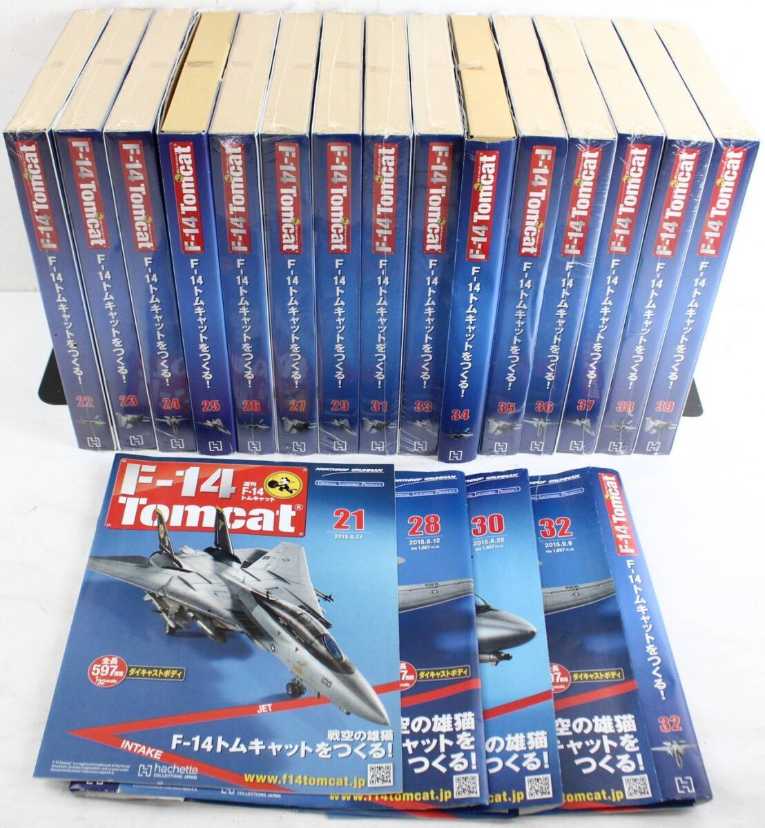 アシェット 週刊 F-14 トムキャット 24冊セット 未組立 アシェット 週刊 F-14 トムキャットを作る 21-140巻