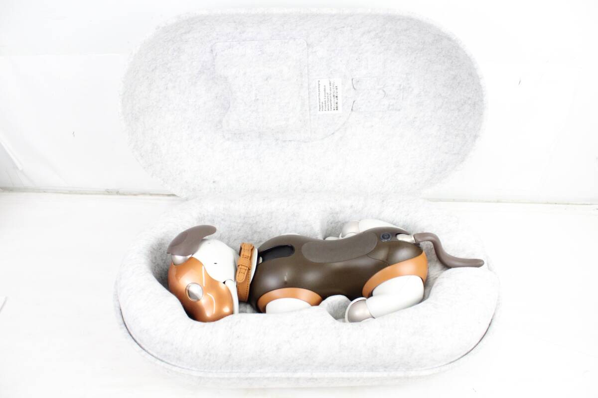  редкий Sony Aibo ERS-1000 шоко выпуск ограниченная модель Aibo -nAibo ошейник носорог koroAIBO собака type ITK3L8KDFOGH-YR-J110-byebye