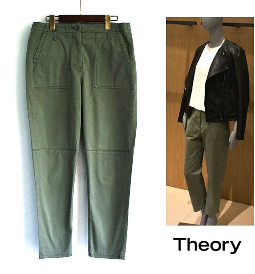 Theory セオリー カーゴパンツ お買い得価格! 美品/Theory/セオリー/カーキツイルサマーカーゴパンツ/8106429