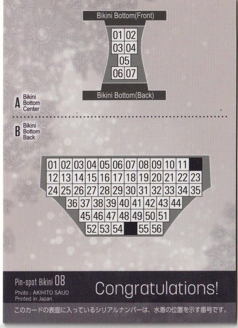  немного sili7 листов ограничение [Hit's не груша один цветок Vol.3]5/7 булавка spo бикини карта 08( хлеб ti центральный максимально высокий часть ) коллекционная карточка 