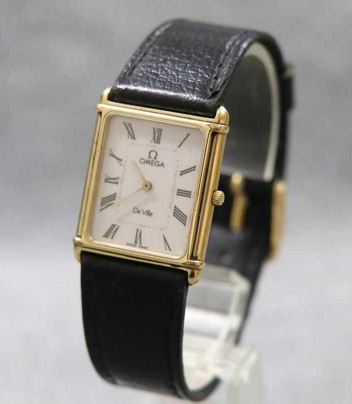 1円～ 【メンズ腕時計】OMEGA オメガ De Ville デビル QZ クオーツ