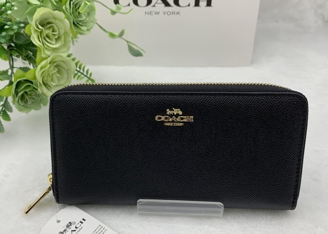 COACH ブラック F52372長財布 COACH 財布 コーチ 長財 布 メンズ レディース ブラック 黒