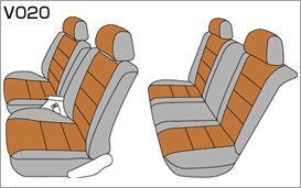 Dotty ユーロGT シートカバー フォルクスワーゲン ゴルフ3 5ドア H4/01～H10/12 5人乗 リヤ一體式 CLi