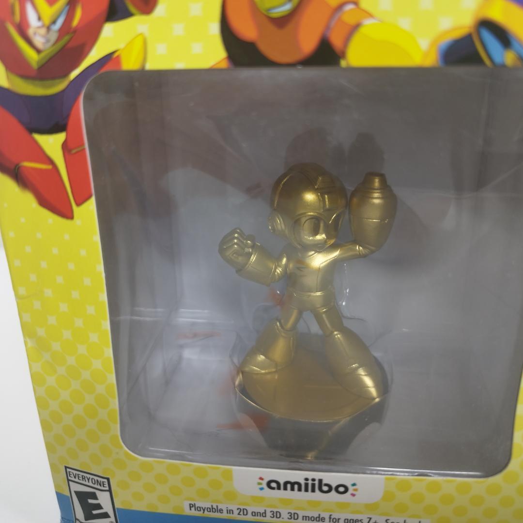 アミーボ ロックマン amiibo 任天堂 カプコン ゴールド メガマン