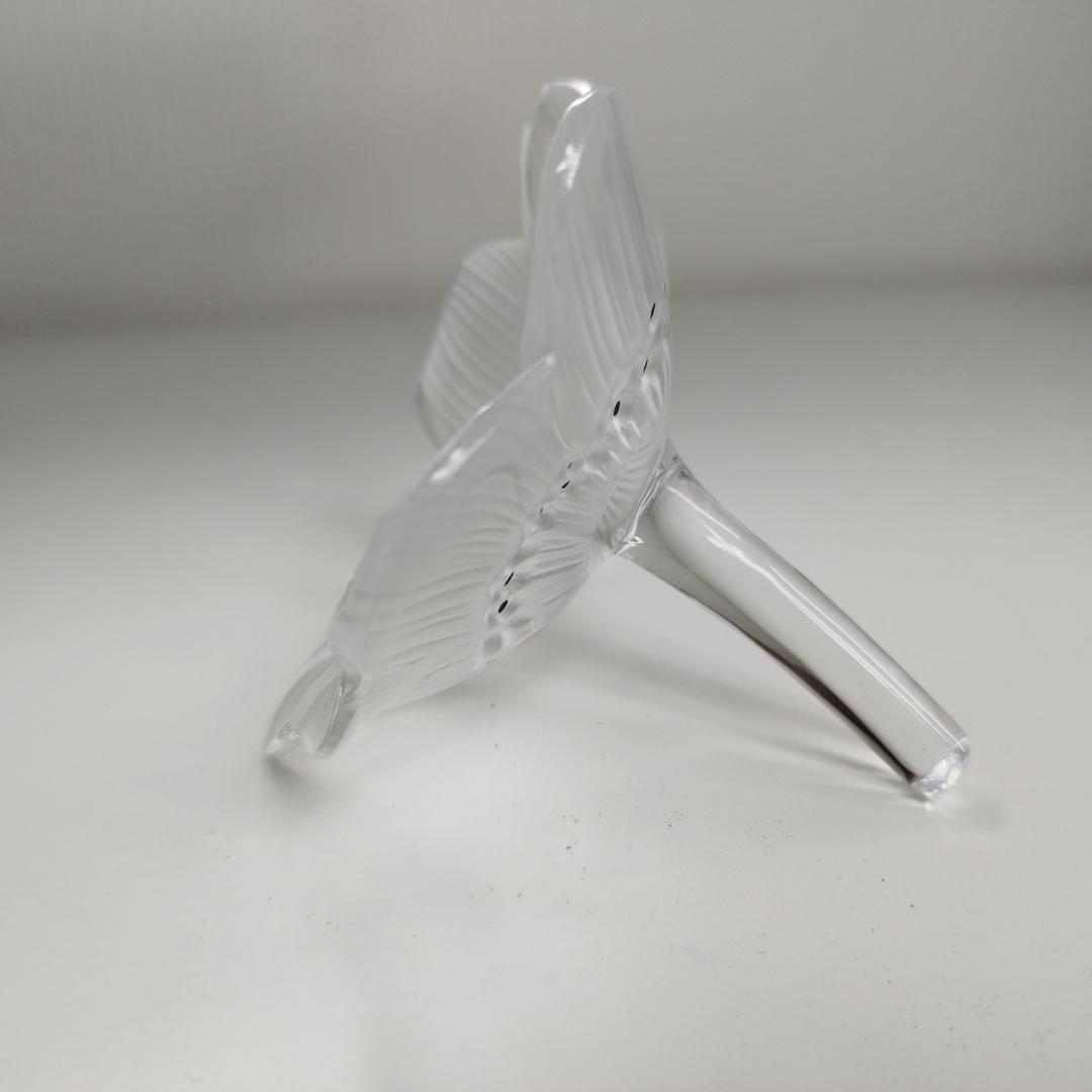 上品な趣★ラリック アネモネ ペーパーウェイト フロスト エナメル フランス 上品な趣☆ラリック アネモネ ペーパーウェイト フロスト