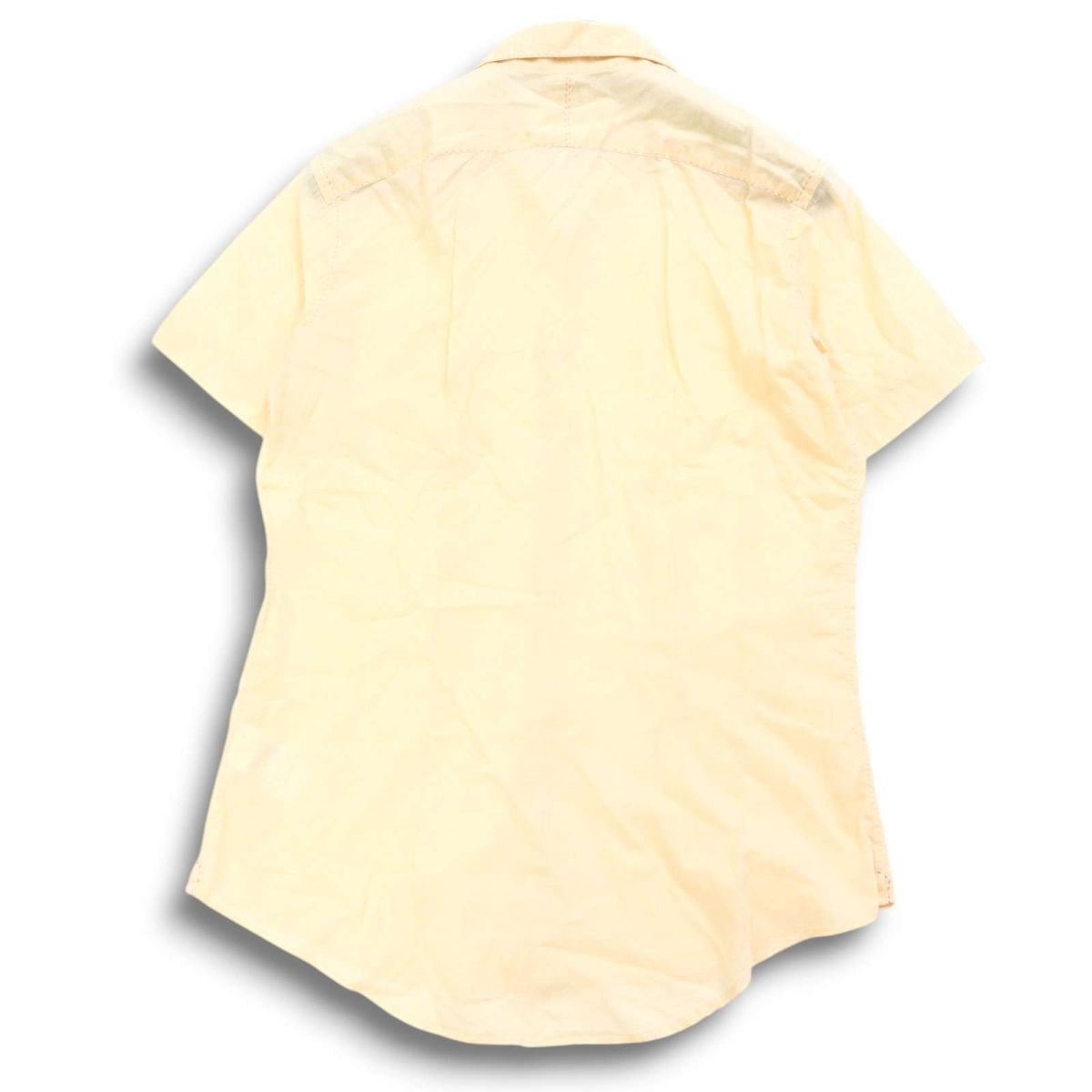 Paul Smith ポールスミス 春夏 ステッチ★ 半袖 コットン シャツ Sz.M メンズ　C5T05319_5#A