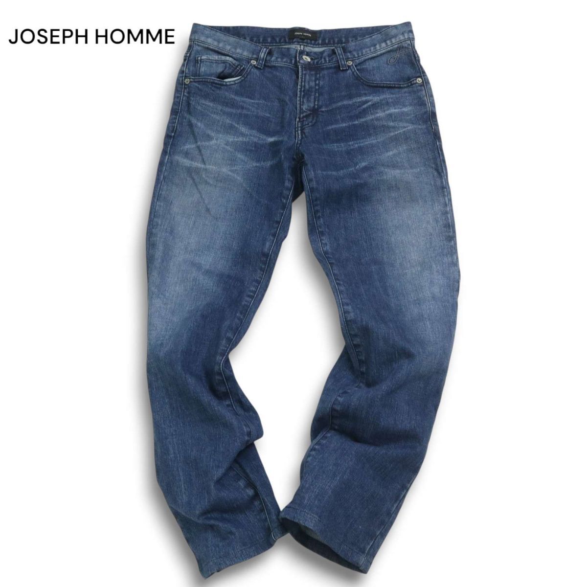 JOSEPH HOMMEjosef Homme USED обработка * стрейч Denim брюки джинсы Sz.46 мужской сделано в Японии C5B02641_6#R