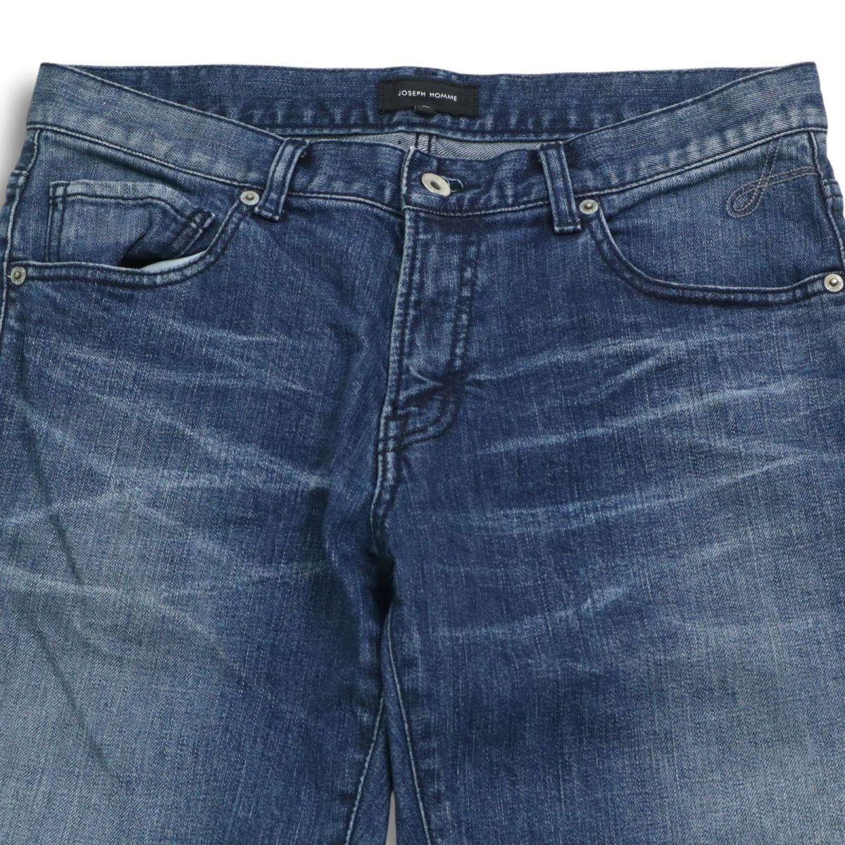 JOSEPH HOMMEjosef Homme USED обработка * стрейч Denim брюки джинсы Sz.46 мужской сделано в Японии C5B02641_6#R