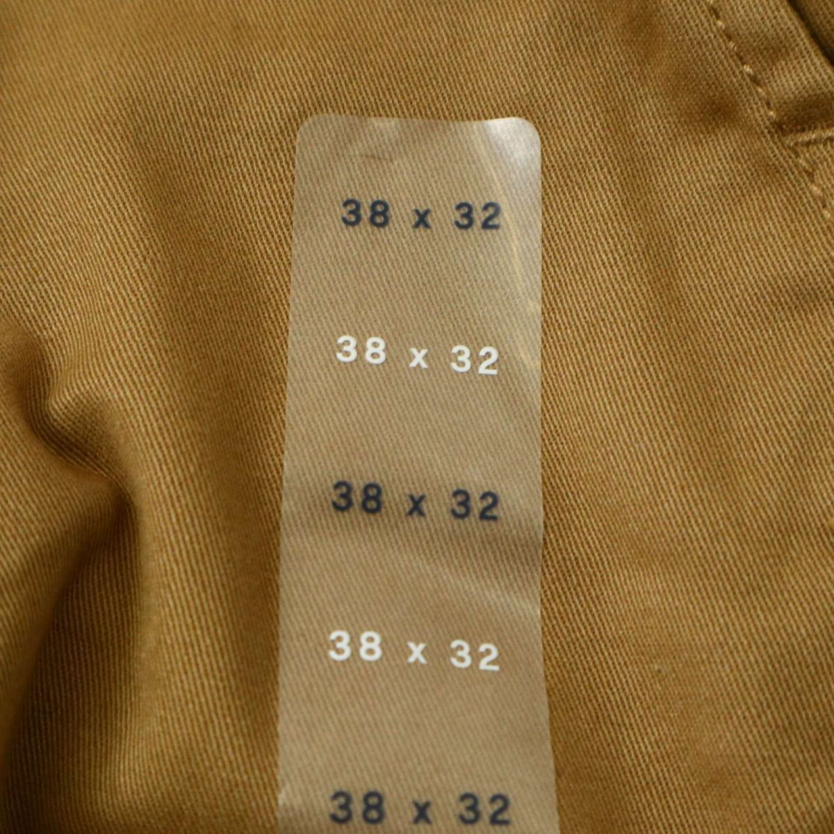 【新品 未使用】 GAP ギャップ 通年 ストレッチ★ ストレート チノ パンツ Sz.38 メンズ 大きいサイズ 特大　C5B02626_6#R