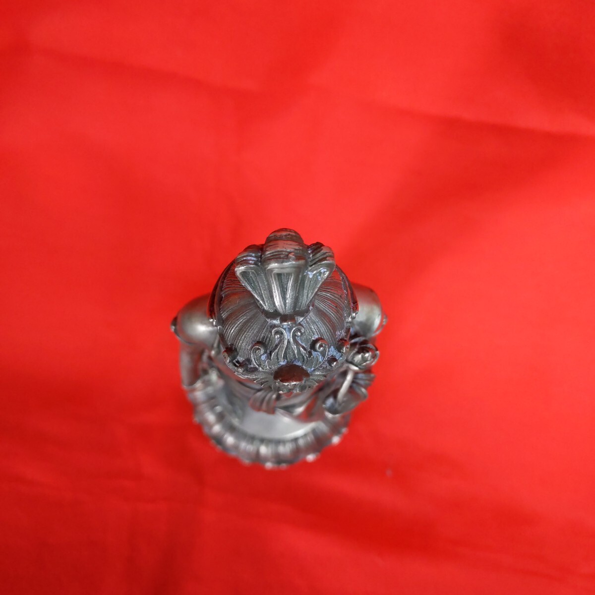 圣観音像　仏像 置物 仏教美術(shù) 観音菩薩　高村光云　銀900刻印　重量1743グラム　