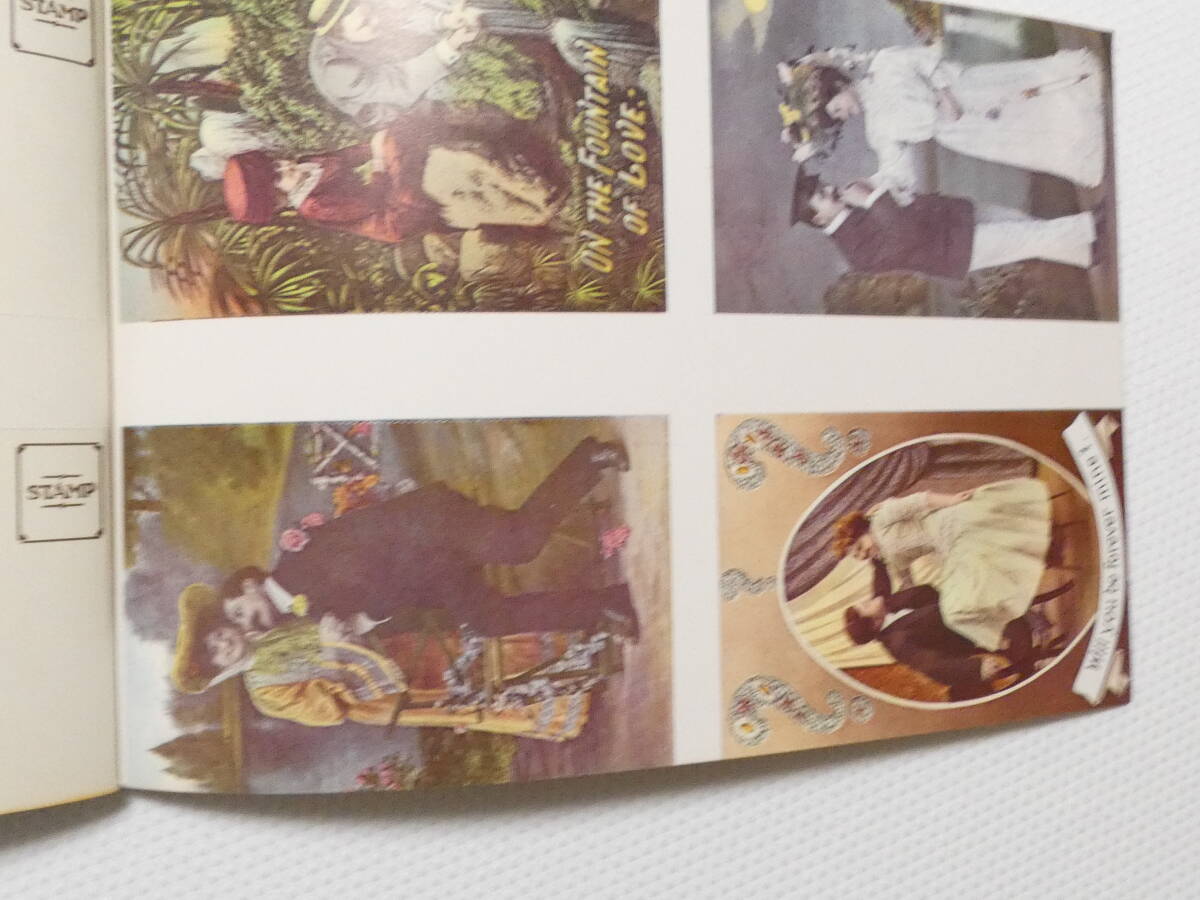 ■1100■絵葉書 24枚 外國 HEARTS AND FLOWERS POST CARDS エンジェル 他　アート レトロ 