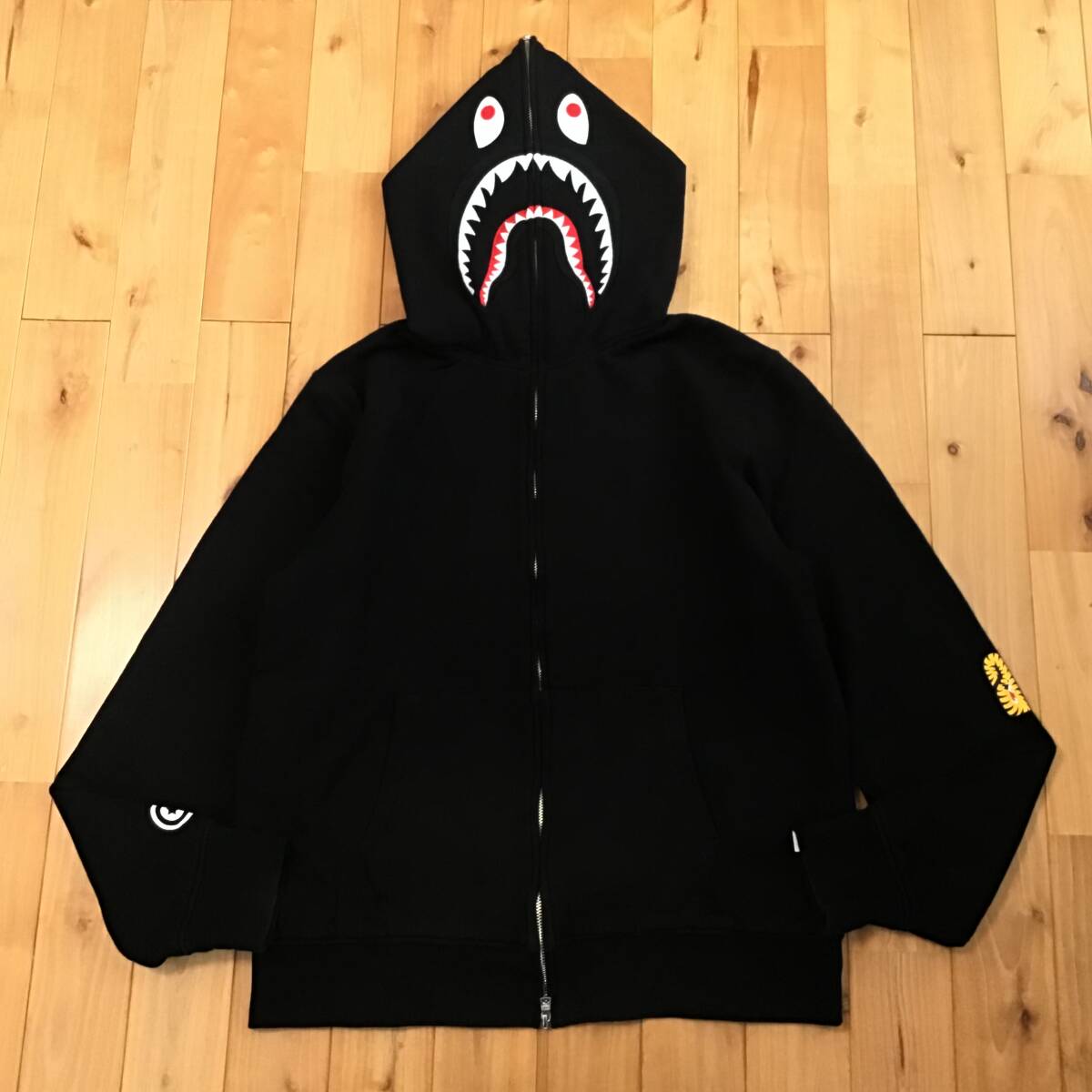 ★復刻★ 2nd シャーク パーカー XLサイズ PONR shark full zip hoodie a bathing ape BAPE エイプ ベイプ アベイシングエイプ yi84