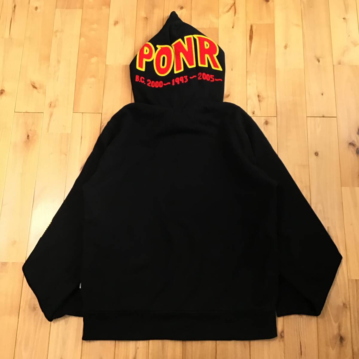 ★復刻★ 2nd シャーク パーカー XLサイズ PONR shark full zip hoodie a bathing ape BAPE エイプ ベイプ アベイシングエイプ yi84