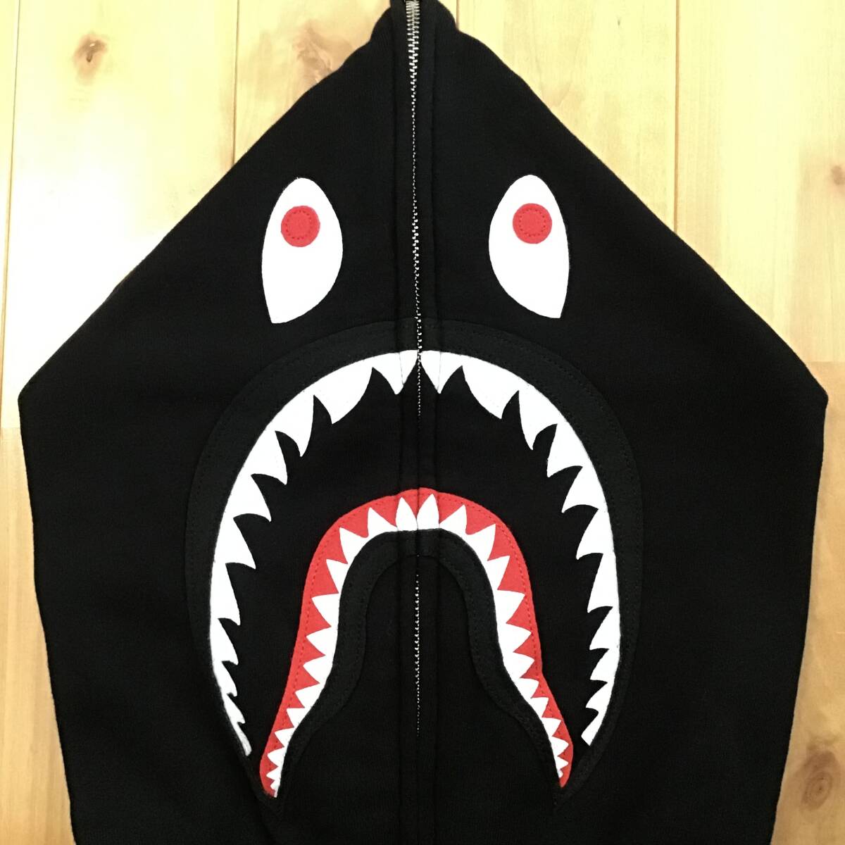 ★復刻★ 2nd シャーク パーカー XLサイズ PONR shark full zip hoodie a bathing ape BAPE エイプ ベイプ アベイシングエイプ yi84
