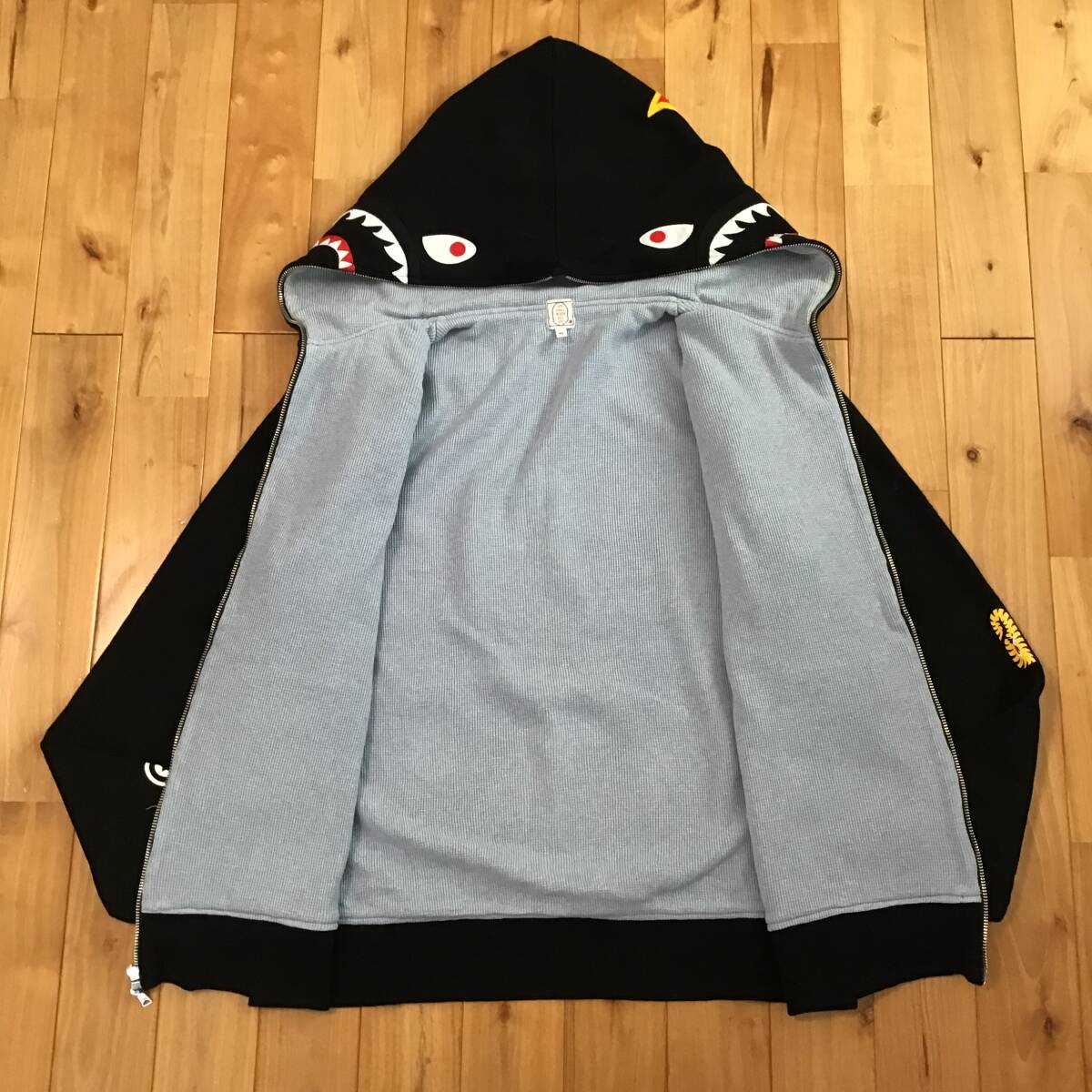 ★復刻★ 2nd シャーク パーカー XLサイズ PONR shark full zip hoodie a bathing ape BAPE エイプ ベイプ アベイシングエイプ yi84