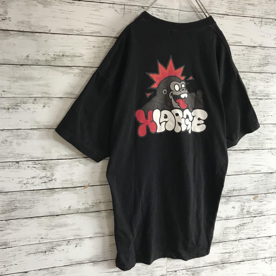 【希少デザイン】エクストララージ　ビッグロゴTシャツ　人気Lサイズ　T2