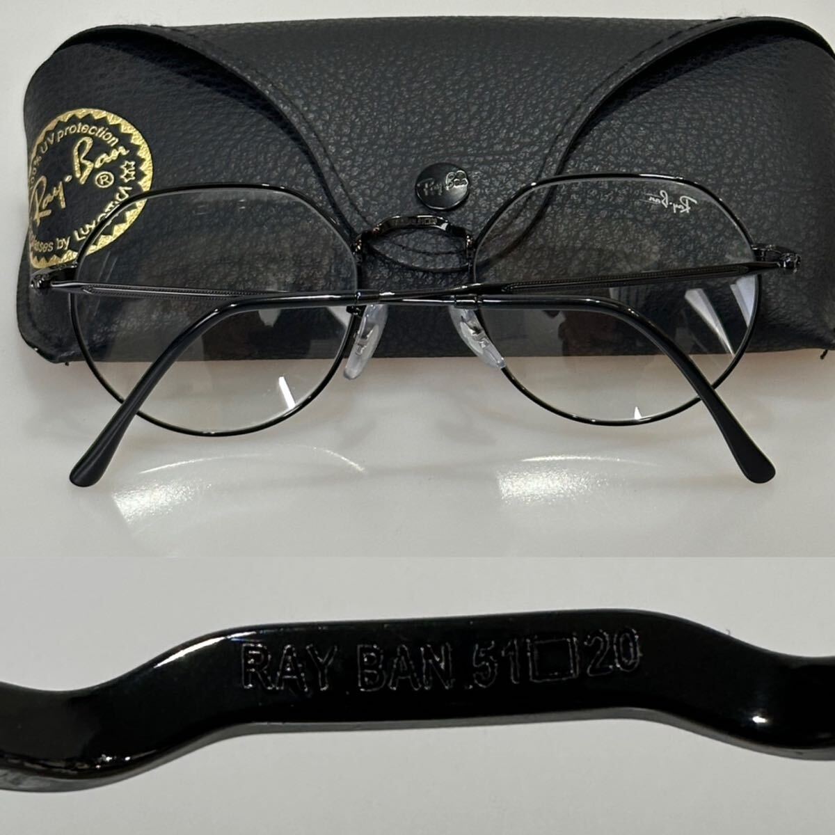 美品◇イタリア制 Ray-Ban JACK Transitions RB3565 002/GG 51□20 クリア×ブルー調(diào)光 サングラス