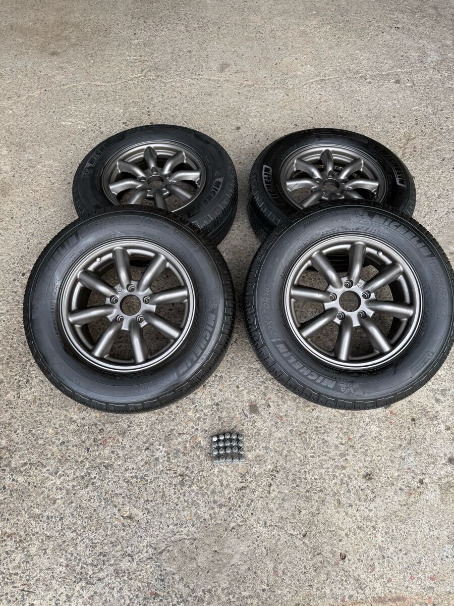  Watanabe eito спица F8F R16 7.0J +35 5H 114.3 черный 225/70R16 гайка имеется 