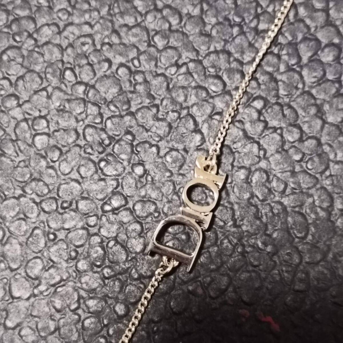  Christian Dior Dior Logo браслет серебряный бирка с коробкой бросающийся в глаза загрязнения нет 1 иен ~ бренд аксессуары 
