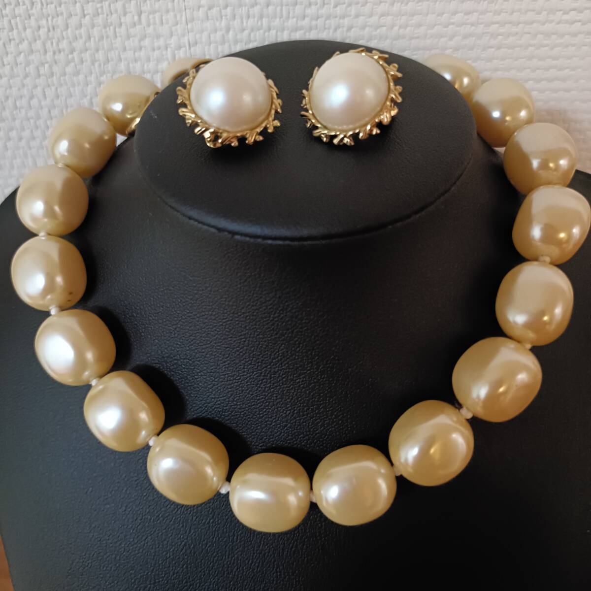 GIVENCHY　ネックレス　イヤリング　セット　パール　1円?　ブランド　アクセサリー　