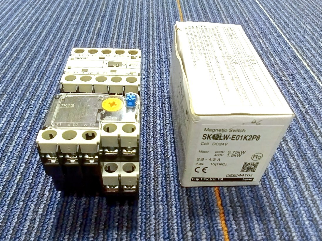 富士電機 マグネットスイッチ　SK06LW-E01K2P8　SK06L TK12(0531MM_6)_画像1