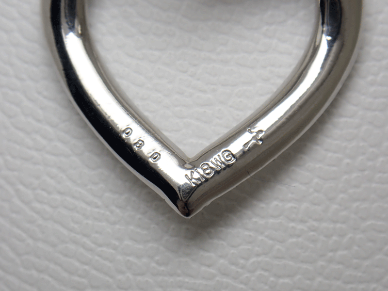 Mari Dana エメダーナ 辺見マリ K18WG ホワイトゴールド D0.80ct 最上級パヴェダイヤ　ハート 2.8g 新品同様 美品 送料無料??！