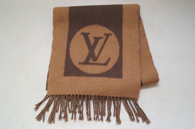 Louis Vuitton ヴィトン エシャルプ カーディフ マフラー ブラウン LOUIS VUITTON ルイヴィトン エシャルプ・カーディフ マフラー