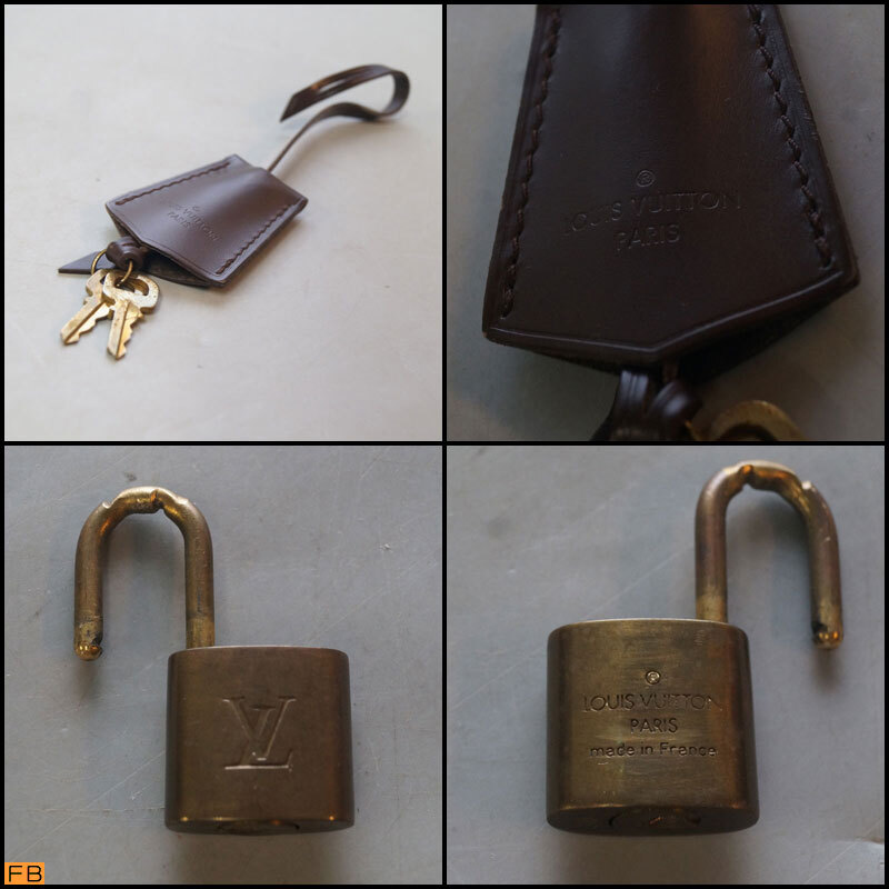 LOUIS VUITTON ルイヴィトン ハンドバッグ ドゥオモ N60008 ブラウン系 ダミエ PVC レザー エベヌ ブ ゴールド金具 鍵付 ミニボストン 