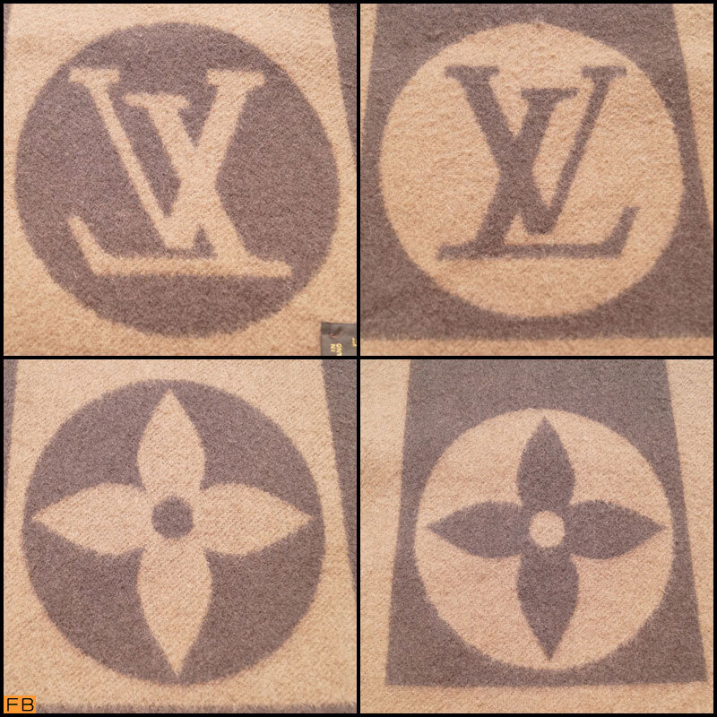 ルイヴィトン　LV マフラー　 エシャルプ　カーディフ　ブラウン Louis Vuitton ヴィトン エシャルプ カーディフ マフラー